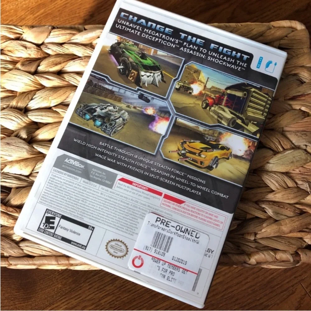 Transformers: Dark Side of the Moon (Stealth force edition) Video Game for Wii